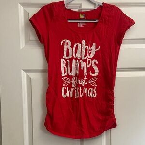 🧡 Women’s maternity Christmas t-shirt